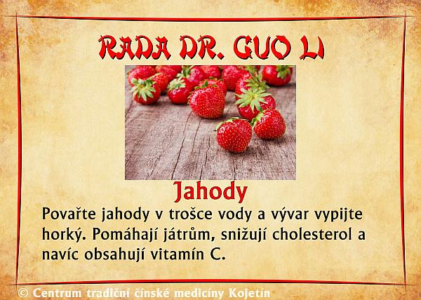 Právě si prohlížíte RADA DR. GUO LI – JAHODY