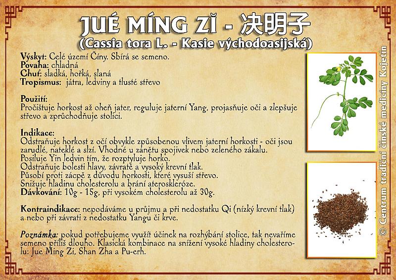 Právě si prohlížíte BYLINA – JUE MING ZI