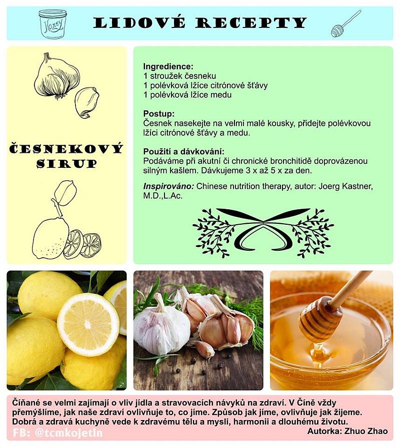 Právě si prohlížíte LIDOVÉ RECEPTY – 17. DÍL – ČESNEKOVÝ SIRUP